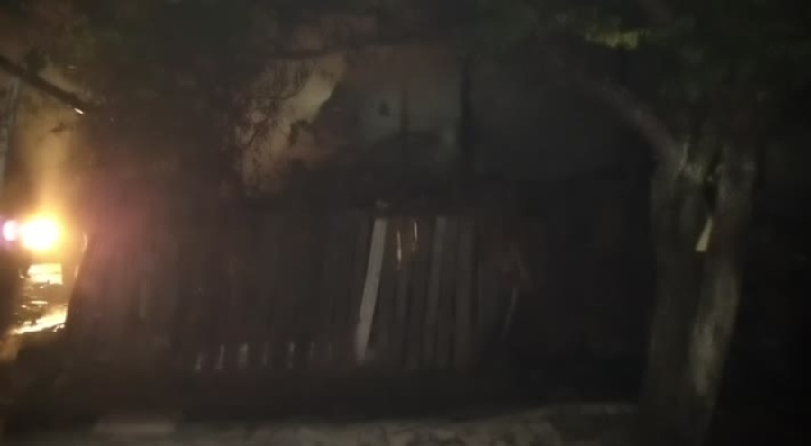 Prefabrik evde yangın çıktı!