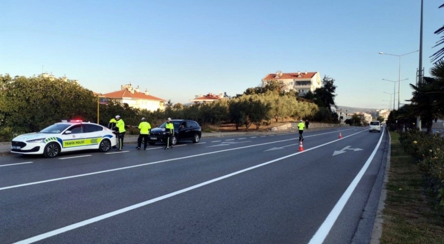 Mudanya'da polisten hız denetimi!