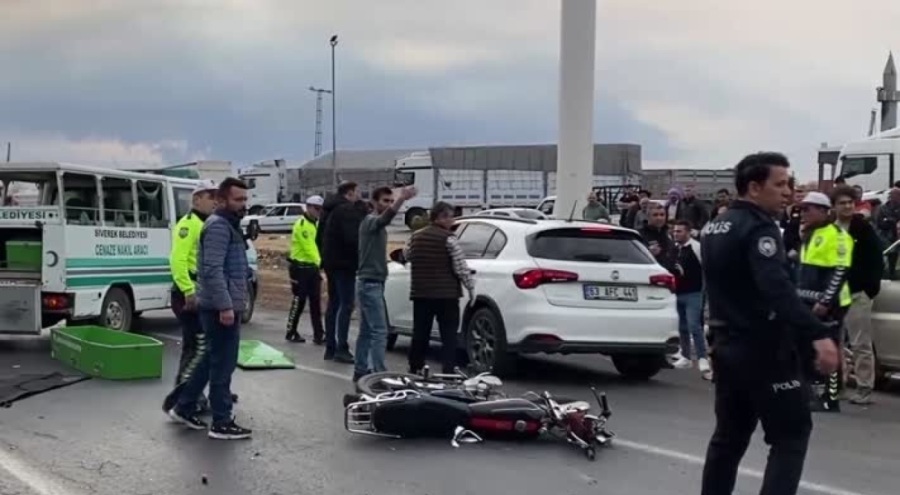 Tırla çarpışan motosikletin sürücüsü hayatını kaybetti