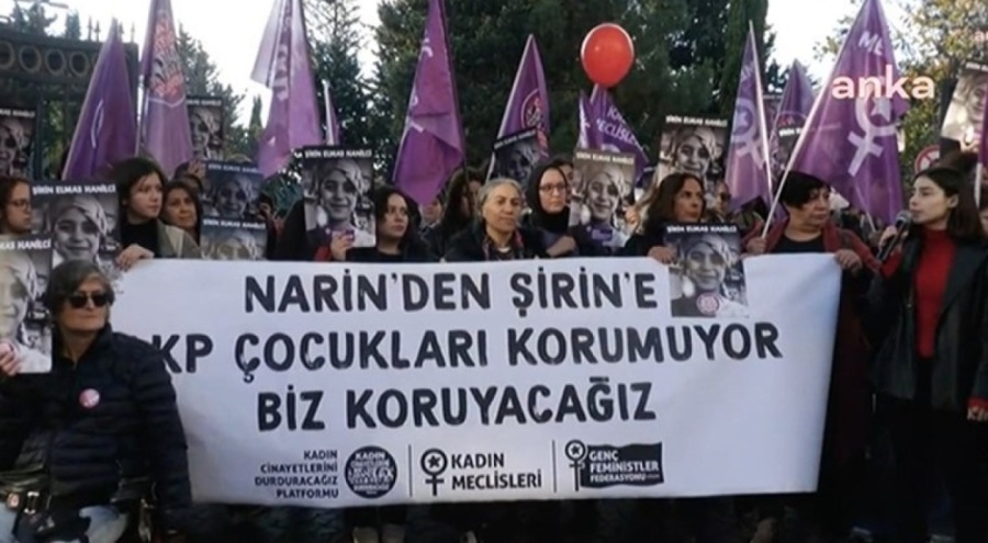 Kadınlar 'Şirin' için eylem yaptı: 'Çocukların kaderi öldürülmek mi?'