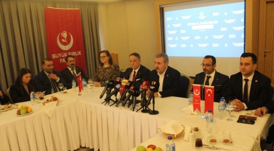 BBP lideri Mustafa Destici Bursa'da konuştu