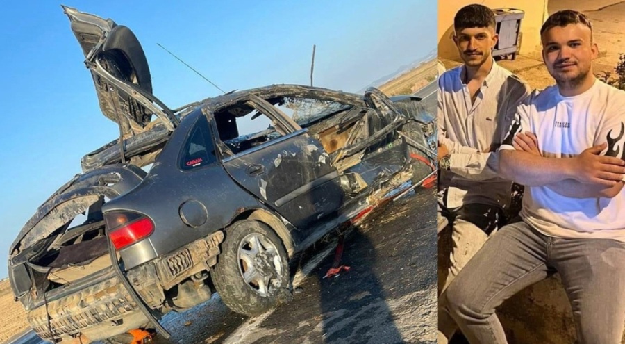 Sulama kanalına düşen araçta can verdiler!