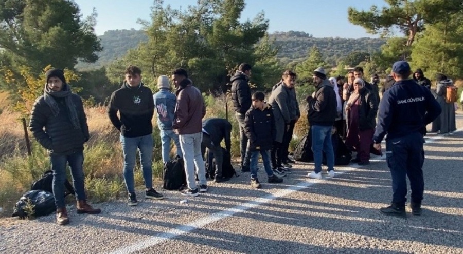 27 kaçak göçmen yakalandı!