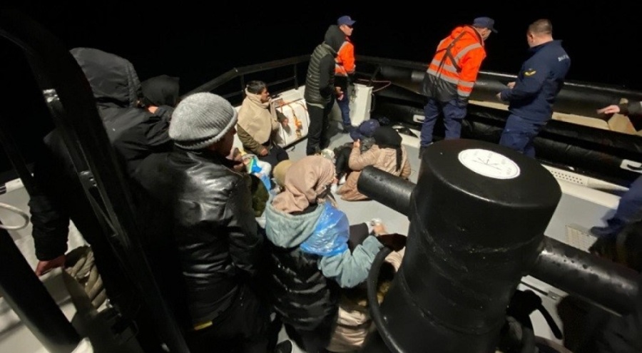 18 kaçak göçmen kurtarıldı!