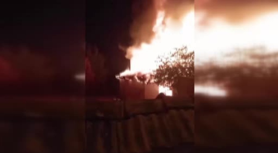 Müstakil evde yangın çıktı!