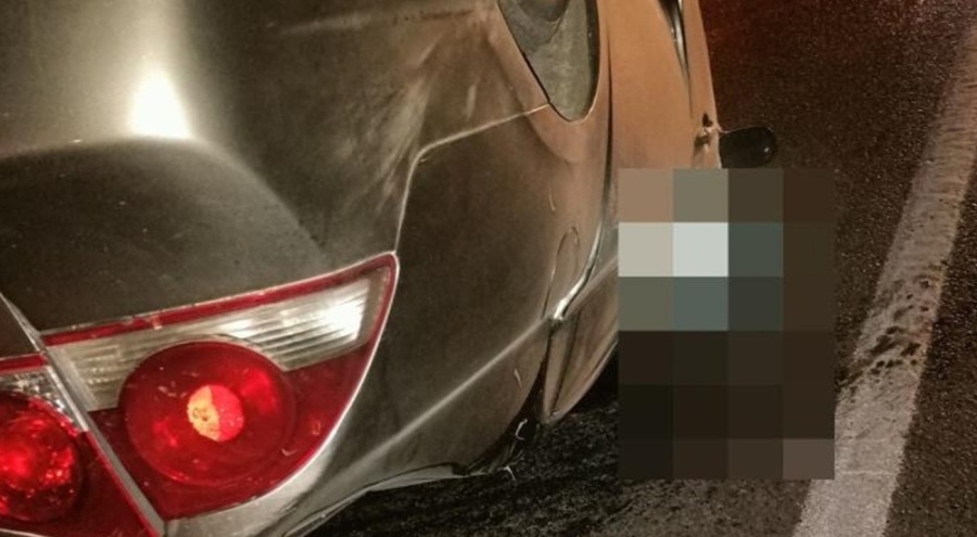 Kontrolden çıkan araç takla atıp ters döndü!