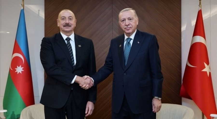 Cumhurbaşkanı Erdoğan, İlham Aliyev ile görüştü