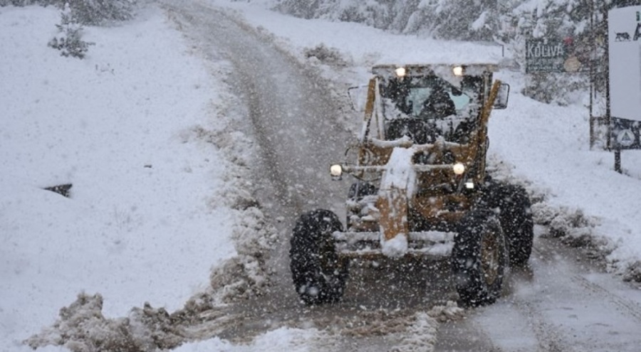 Artvin'de kar yağışı sonucu 38 köye ulaşım sağlanamıyor