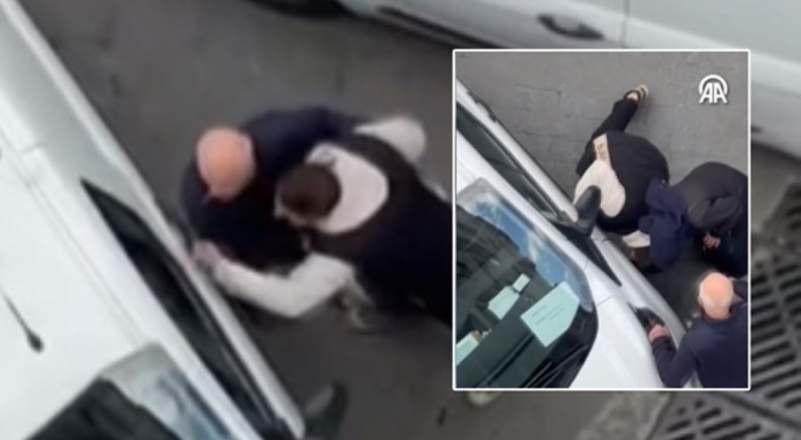 Yol vermeyen sürücünün aracının lastiklerini patlattı