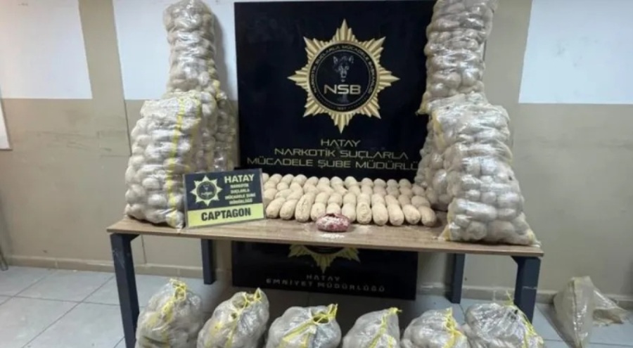 Dubai'ye patates çuvalları içerisinde uyuşturucu sevkiyatı