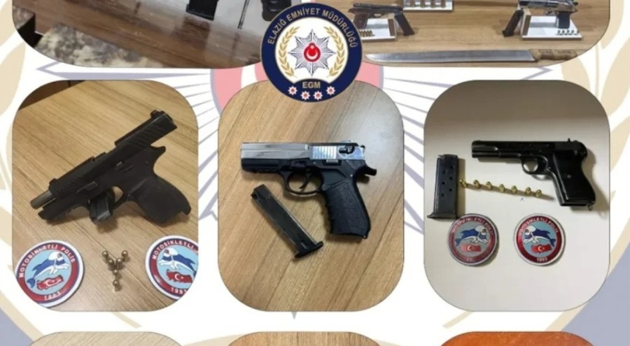 Ruhsatsız silah taşıyan 11 şüpheli yakalandı