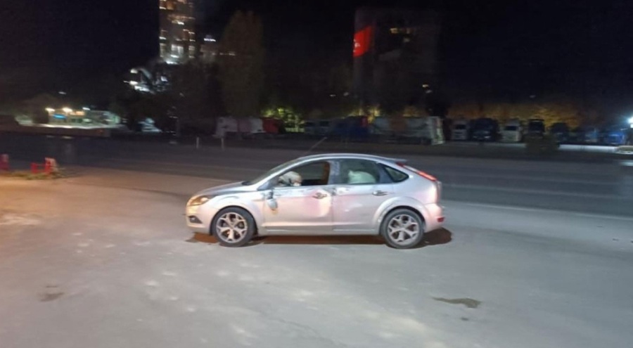Polis noktasından kaçan alkollü sürücü başka bir araca çarptı