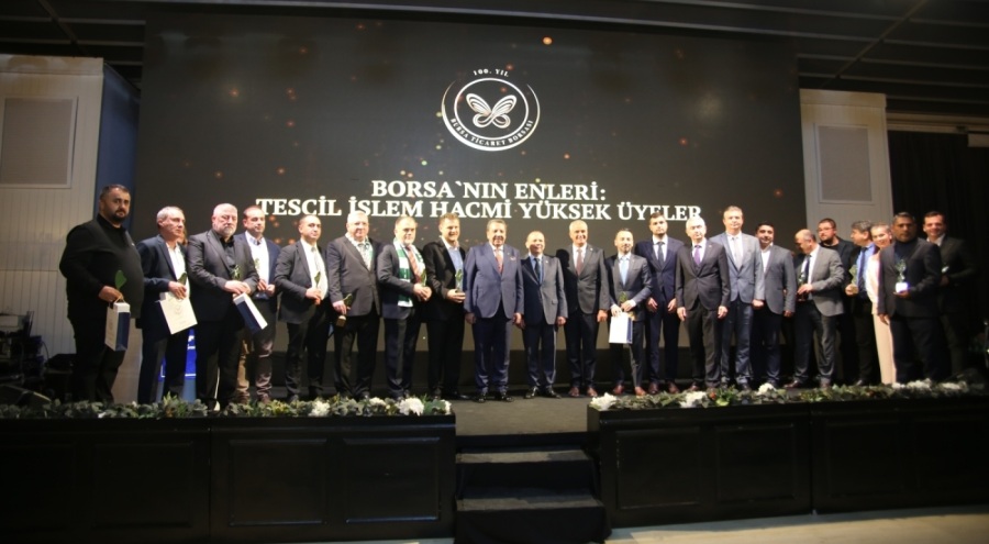 Bursa Ticaret Borsası "100. Yıl Ödül Töreni" düzenledi
