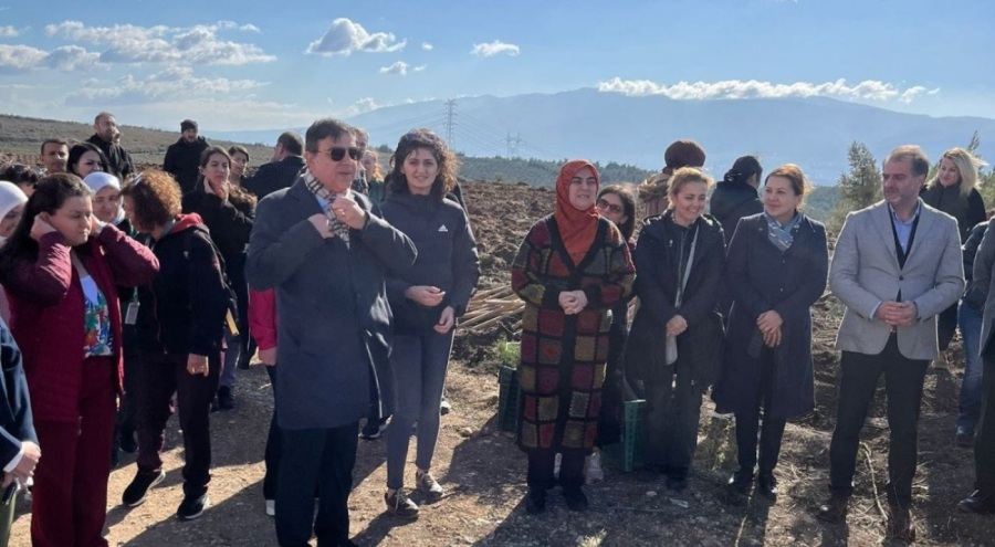 Mudanya'da "Her Fidan Ormana, Her Organ Hayata Dönüşsün Projesi" için fidan dikildi