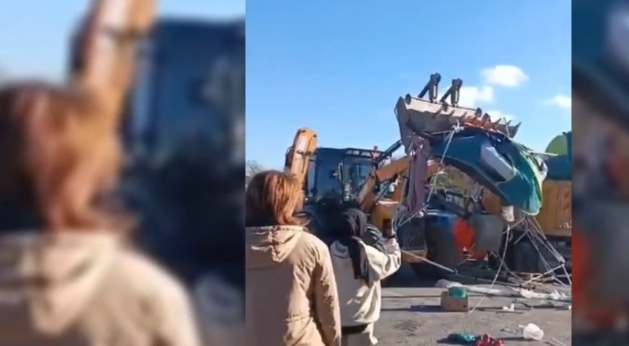 Gebze'de hayvanseverlerin çadırları yıkıldı!