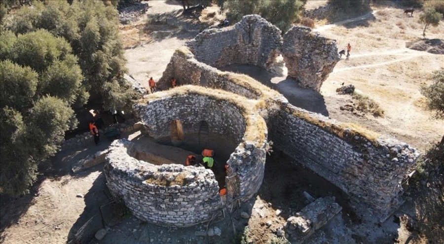 Muğla'da Roma hamamı gün yüzüne çıkarılıyor