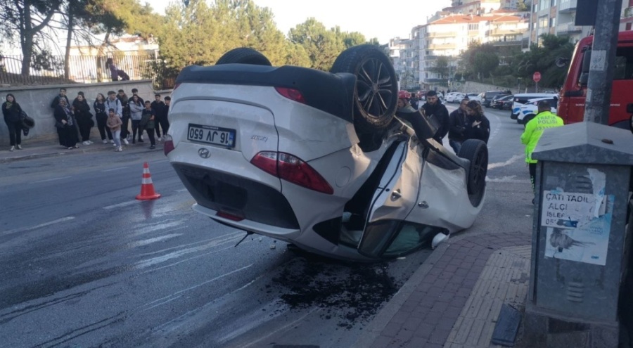 Bursa'da trafik kazası: 1 yaralı