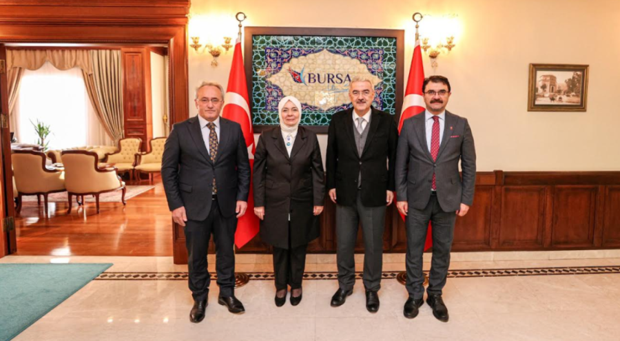 Milli Eğitim Bakan Yardımcısı Ökten Bursa Valisi Erol Ayyıldız'ı ziyaret etti