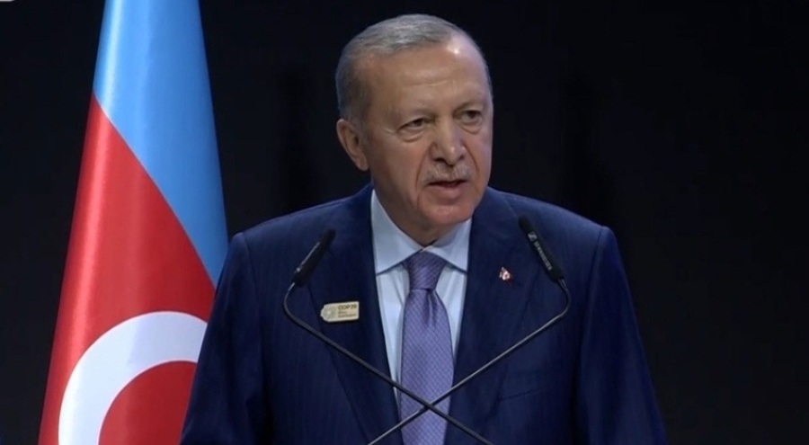 Cumhurbaşkanı Erdoğan COP29 için Bakü'de: "İsrail, Gazze'de ağır insani ve çevresel felaket yaratıyor"