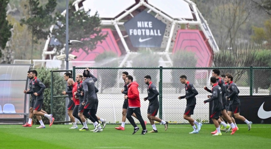 A Milli Takım, Galler maçının hazırlıklarını sürdürdü