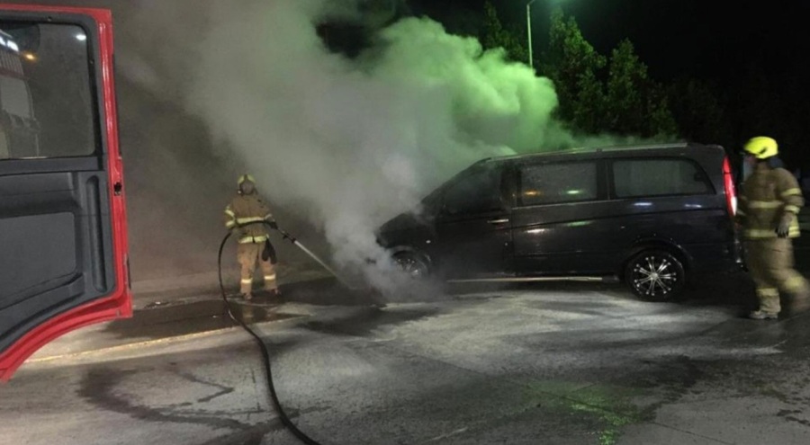 Benzinlikte meydana gelen yangın paniğe neden oldu