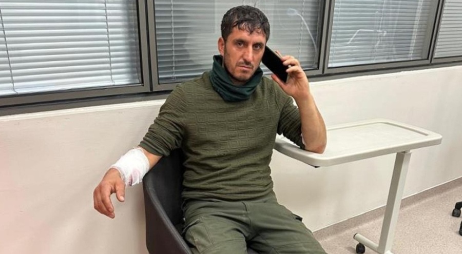 Nehir kenarına abdest almaya giden adama ayı saldırdı