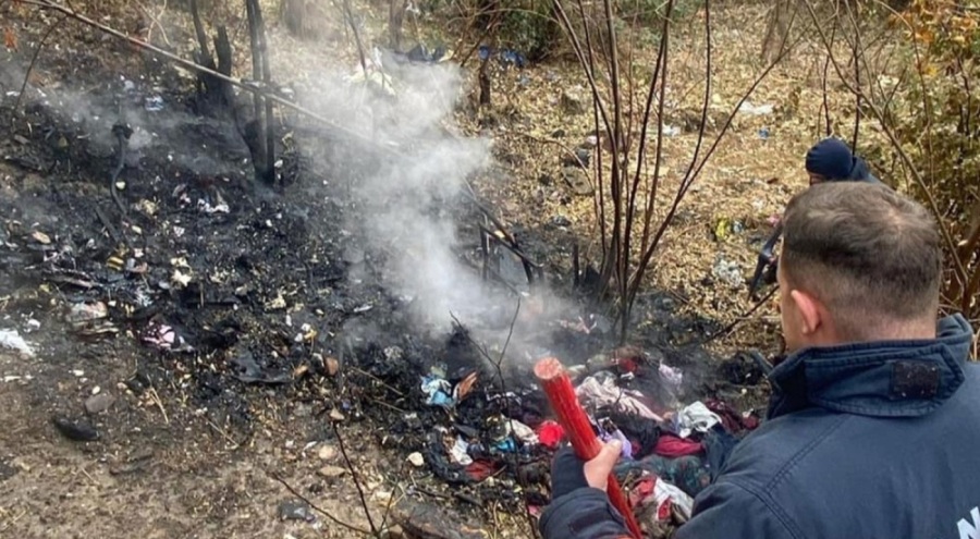 Atık eşyalardan yangın meydana geldi