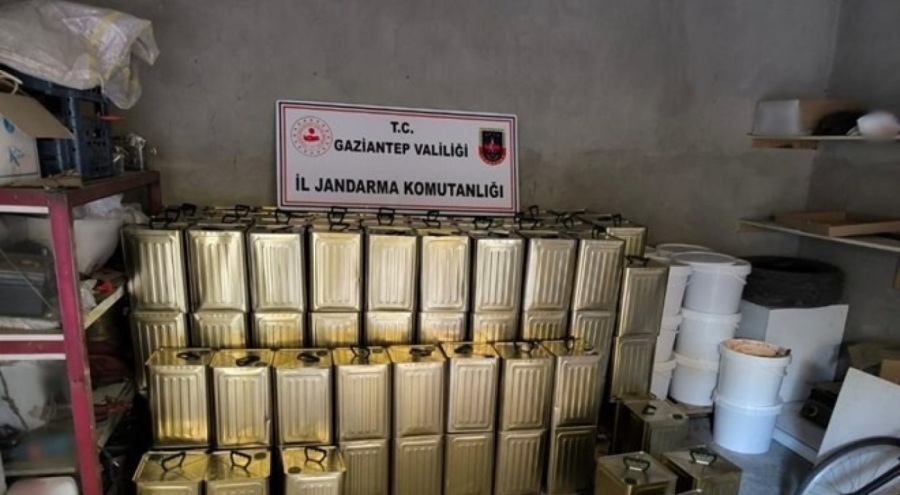 1 milyon lira değerinde sahte zeytinyağı ele geçirildi