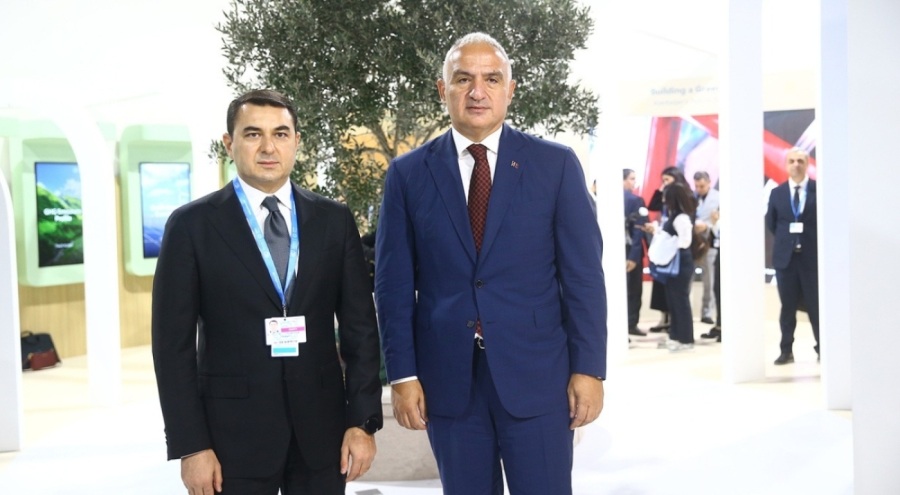 Kültür ve Turizm Bakanı Ersoy, Bakü'de mevkidaşı Kerimli ile görüştü