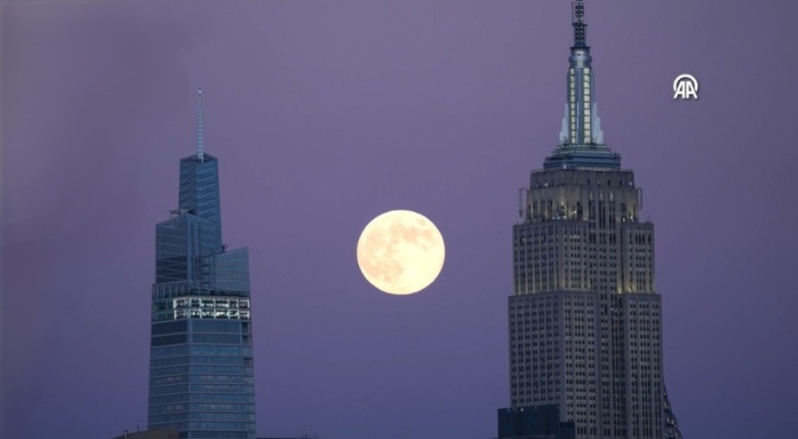 New York'ta son Süper Ay görüldü
