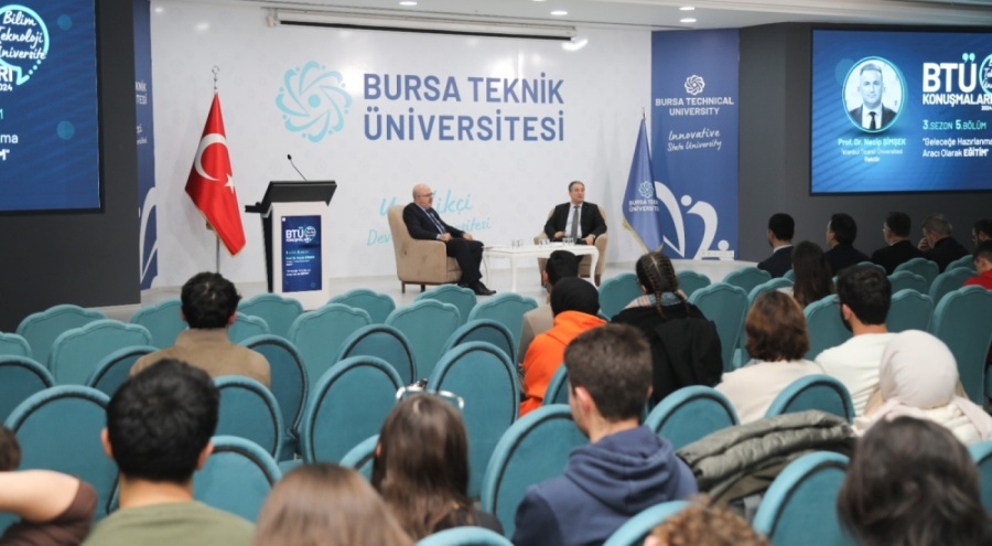 BTÜ konuşmalarının konuğu İstanbul Ticaret Üniversitesi Rektörü Şimşek oldu