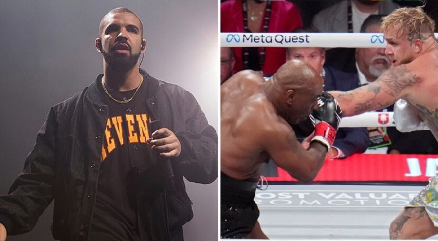 Jake Paul, Mike Tyson'ı yendi; Drake 355 bin dolarını kaybetti!