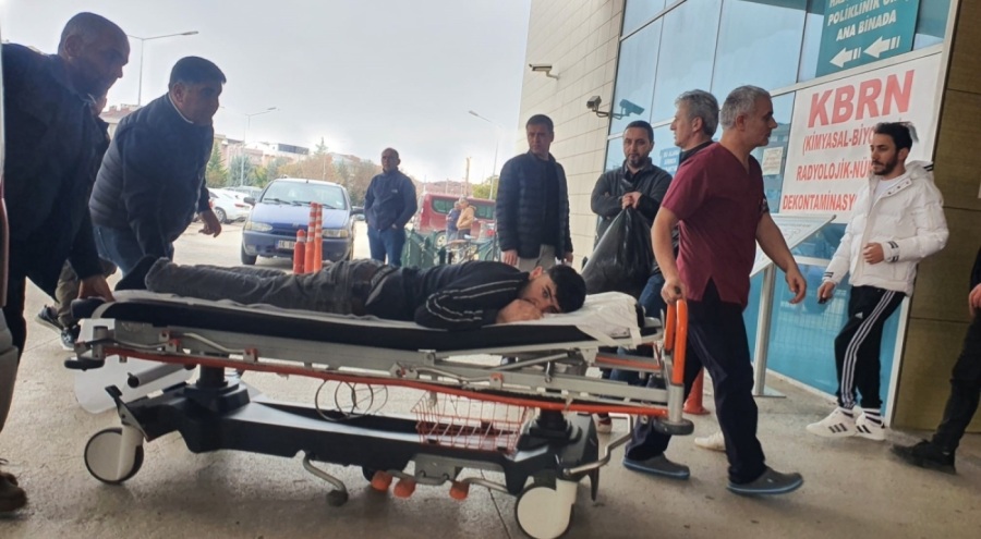 Bursa'da işçilerin üzerine çelik halat düştü!