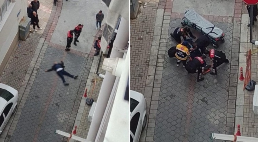 Eşiyle tartıştıktan sonra 7. kattan atladı