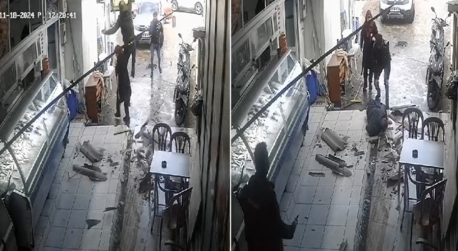 Tamir için çıktığı tavandan düştü