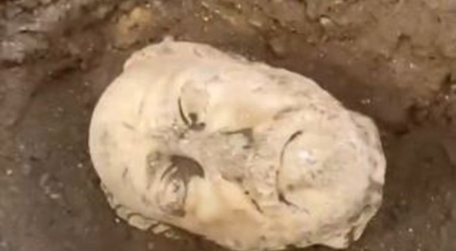 Denizli'de 4. yüzyıla ait heykel tamamlandı: Kafası da bulundu!
