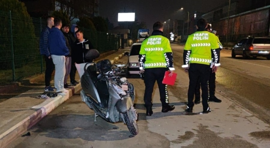 Bursa'da kaza yapan motosiklet sürücüsü yaşam mücadelesini kaybetti