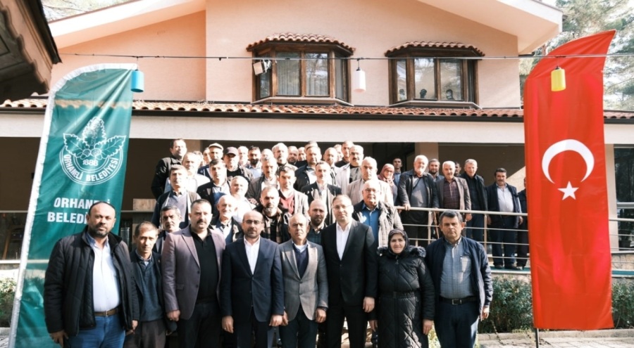 Orhaneli Belediye Başkanı Ali Osman Tayır muhtarlar ile bir araya geldi