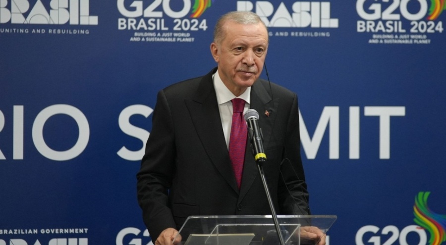 Cumhurbaşkanı Recep Tayyip Erdoğan, Türkiye'ye gelmek üzere Brezilya'dan ayrıldı
