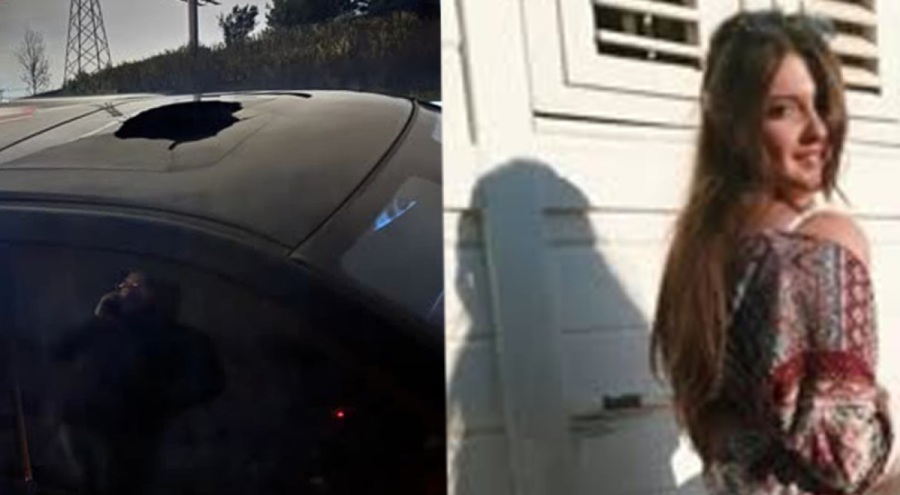 Bursa'da seyir halinde sunroofu patlayan genç kadına büyük şok!