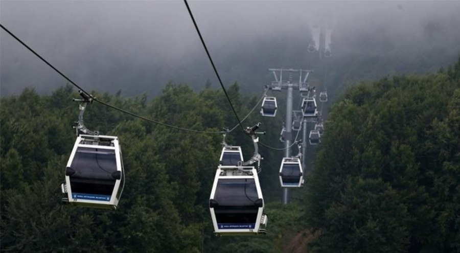 Bursa'da teleferik seferleri bugün de iptal edildi!