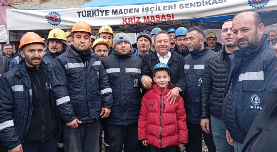Çayırhan Termik Santrali'nde madencilerin eylemi 4'üncü gününde
