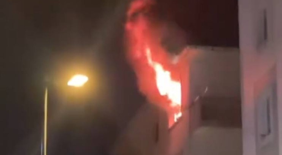 6 katlı binada yangın çıktı!