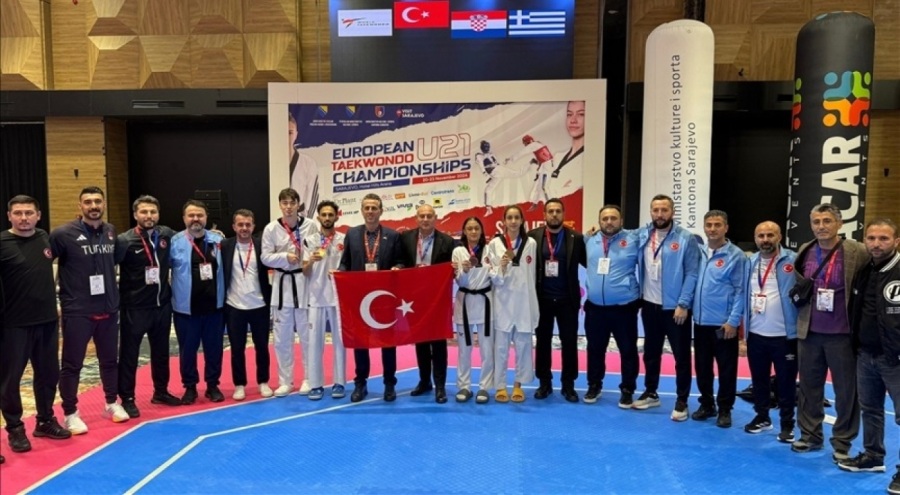 Avrupa 21 Yaş Altı Tekvando Şampiyonası'ndan başarı