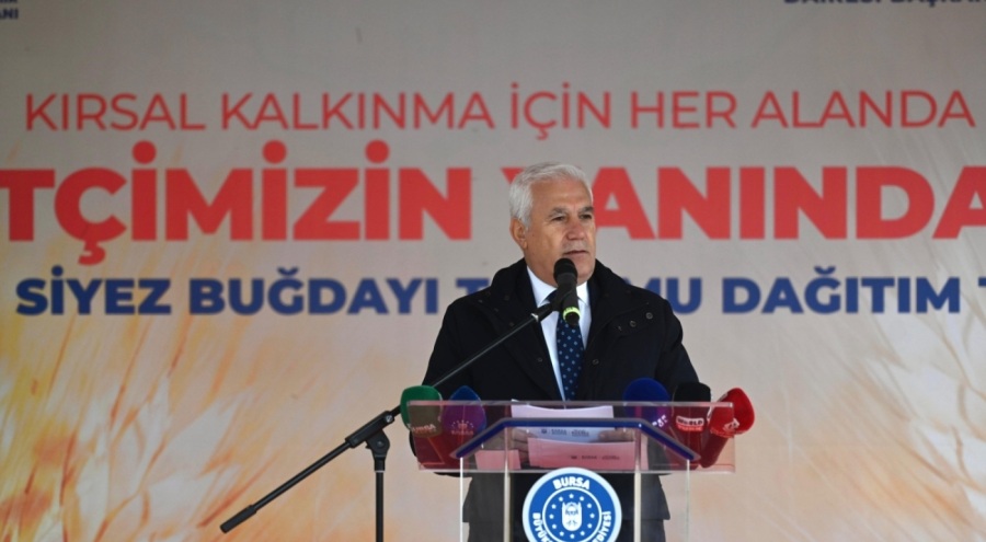 Bursa Büyükşehir'den çiftçilere destek!