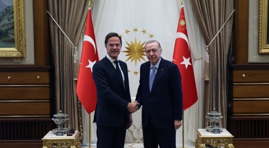 NATO Genel Sekreteri Rutte ile Cumhurbaşkanı Erdoğan bir araya geldi