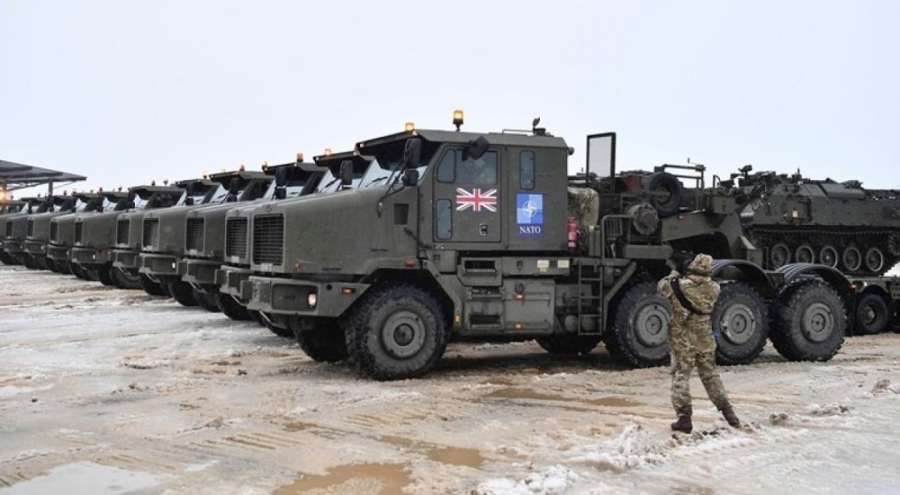 Estonya'da zincirleme kaza: 12 İngiliz askeri yaralandı
