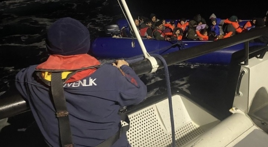 71 kaçak göçmen yakalandı