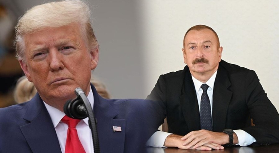 Azerbaycan Cumhurbaşkanı Aliyev, Trump ile görüştü