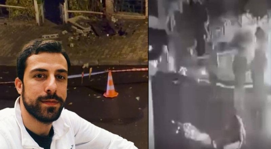 Yeraltında patlama! Kaldırımda yürüyen kişi ağır yaralandı